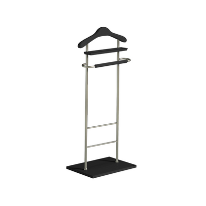Galán de Noche 110x45x28cm | Madera de haya y metal cromado