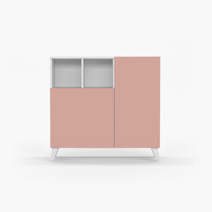Este zapatero es la solución perfecta para organizar tu calzado y mucho más. Su diseño multifuncional te permite utilizarlo como zapatero, armario auxiliar, para guardar juguetes, libros y otros objetos. Con capacidad para 12-14 pares de zapatos