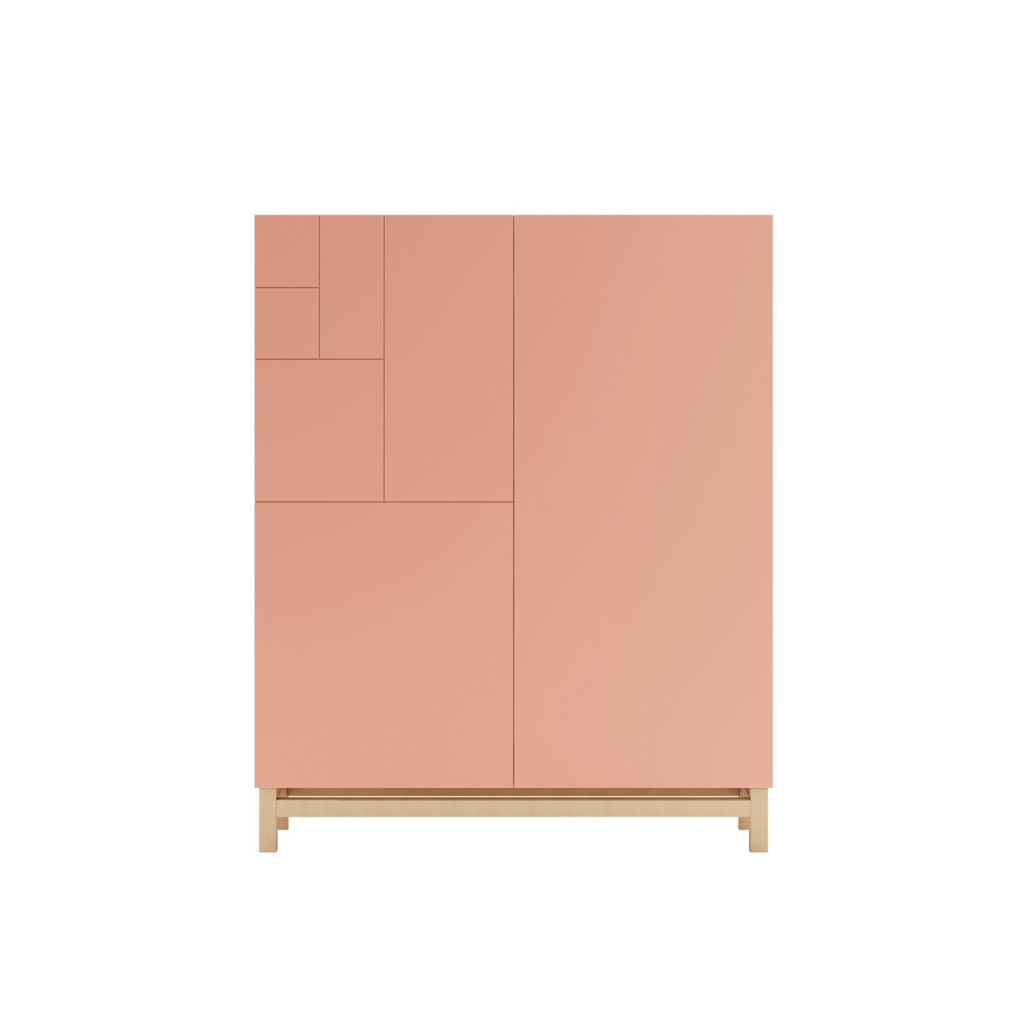 Zapatero de Melamina 90x27x112 cm Roble