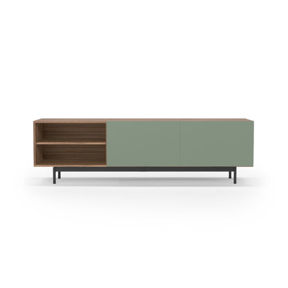 Mueble TV de melamina 180x44x52 cm Maximiliano