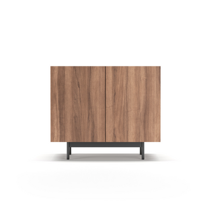 Recibidor de madera de haya y melamina 90x34x78 cm Marcelo